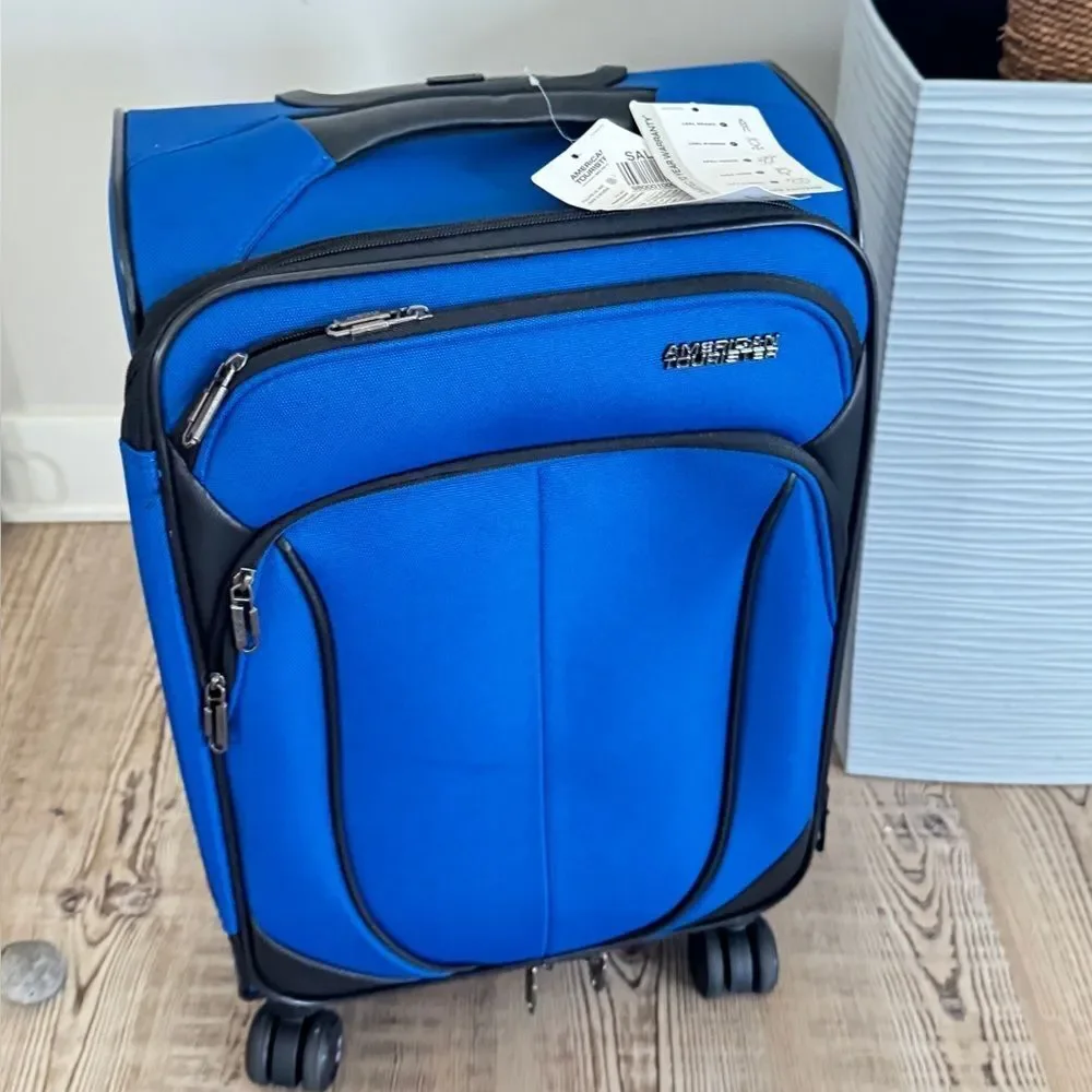 American tourister Carry-on Luggage Exp Suitcase Travel Bag Spinner Wheels